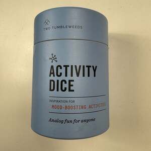 Two Tumbleweeds Activity Dice - 9 Wooden Mood-Boosting Activity Dice Set